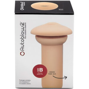 Autoblow Onani Sleeve til 2+ - Nude - 35-45 mm