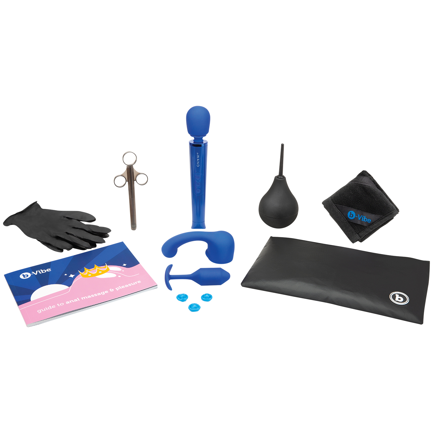 B-Vibe x Le Wand Anal Massage og Education Sæt - Blå B-Vibe x Le Wand Anal Massage og Education Sæt - Blå