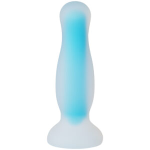 Baseks Selvlysende Large Anal Dildo - Blå