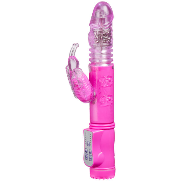 Baseks Thrusting G-punkts Butterfly Vibrator - Pink
