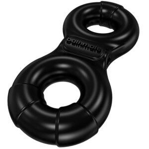 Bathmate Vibe Eight Dobbelt Penisring - Sort