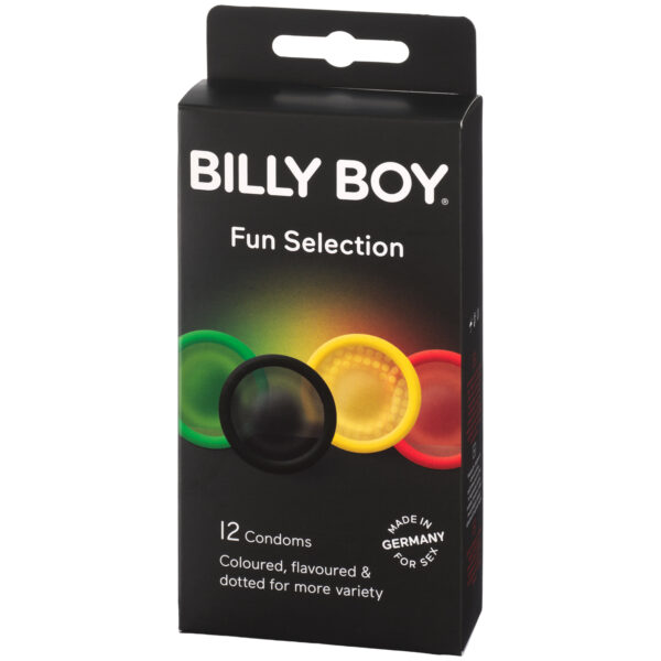 Billy Boy Fun Selection Kondomer 12 stk - Klar