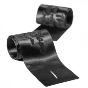 Bonbons Silky Sensual Handcuffs Bindebånd - Sort