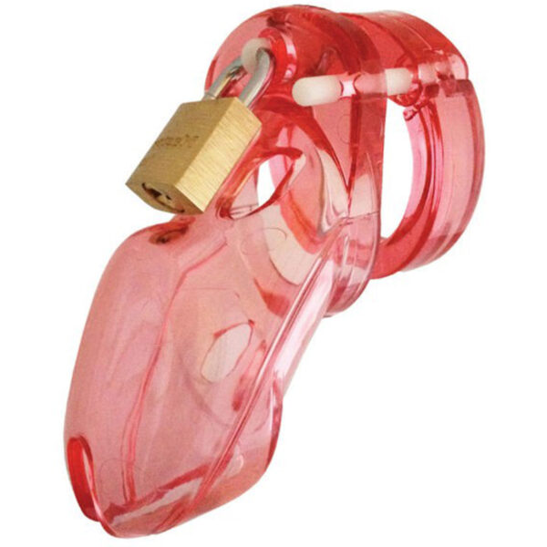 CB Chastity Devices CB-3000 Rød Kyskhedsbælte (7,6 cm) - Rosa