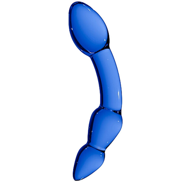 Chrystalino Superior Glas Dildo - Blå