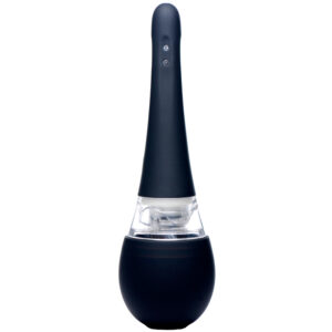 Clean Stream Auto-Spray Opladelig Anal Douche - Sort