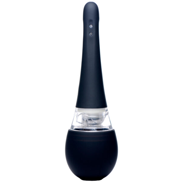 Clean Stream Auto-Spray Opladelig Anal Douche - Sort