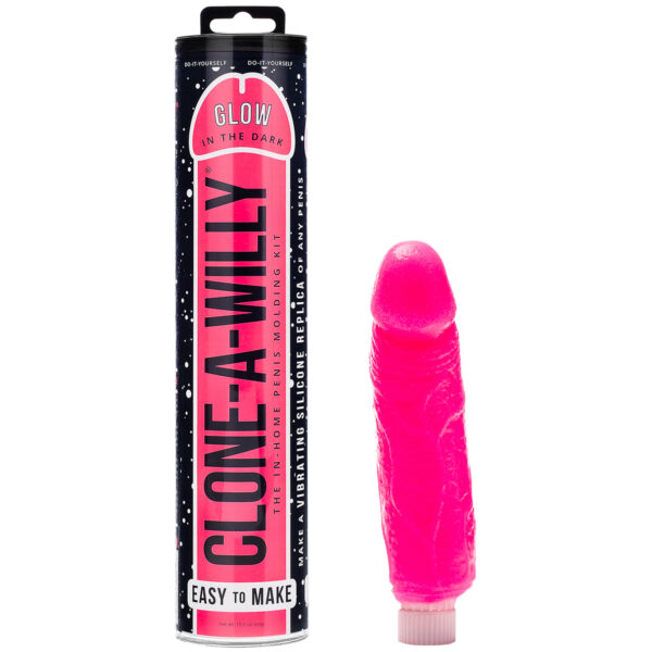 Clone-A-Willy Klon Din Penis Glow in the Dark Pink - Pink
