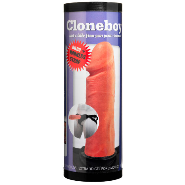 Cloneboy Lav Selv Dildo med Harness - Nude - One Size