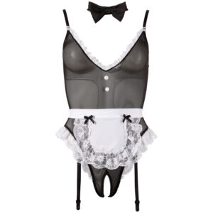 Cottelli Sexy Stuepige Kostume - Sort - XL