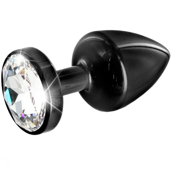Diogol Anni Black T1 Cristal Butt Plug 25 mm - Sort