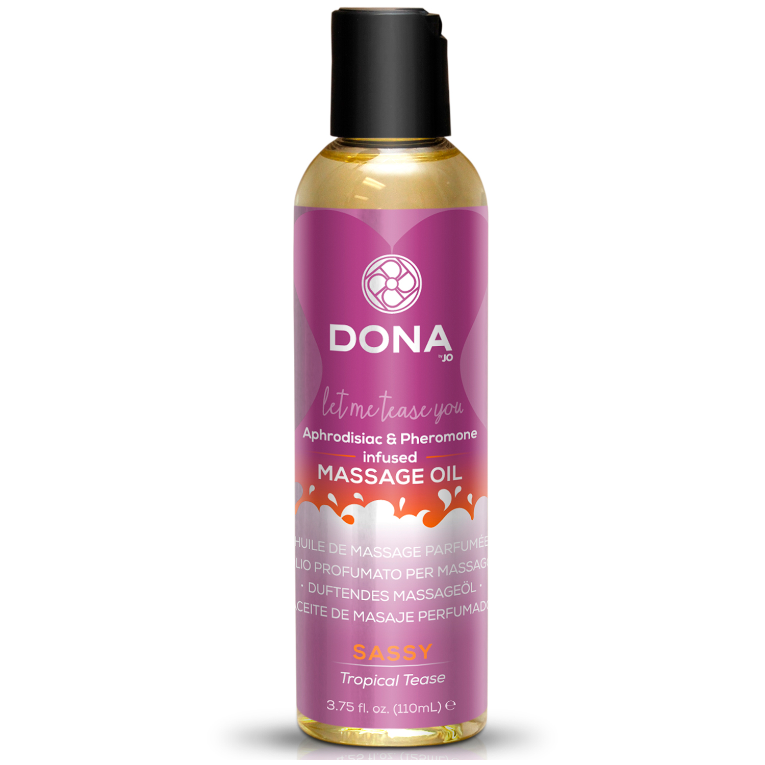 Dona Massageolie med Duft 110 ml - Klar Dona Massageolie med Duft 110 ml - Klar