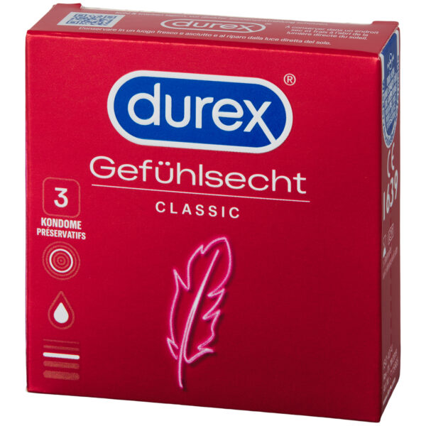 Durex Sensitive Kondomer 3 stk - Klar