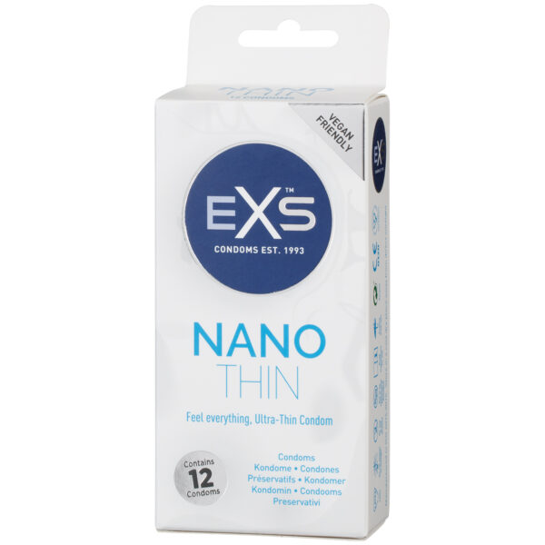 EXS Nano Thin Kondomer 12 stk - Klar