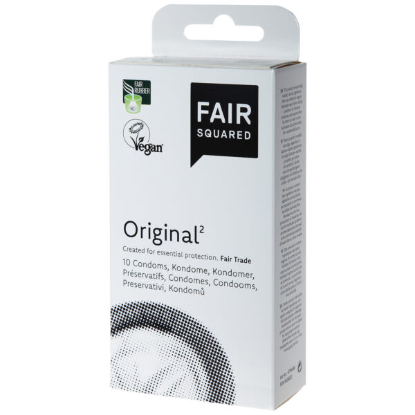Fair Squared Original Veganske Kondomer 10 stk - Klar