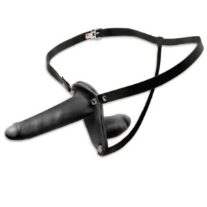 Fetish Fantasy Dobbelt Strap-on - Sort