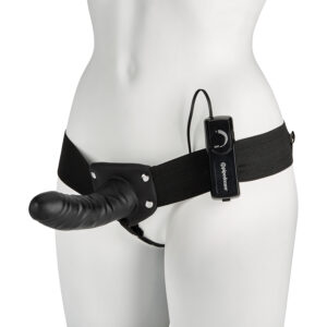 Fetish Fantasy Hollow Strap-On Vibrator Sort - Sort