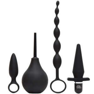 Fifty Shades of Grey Pleasure Overload Anal Starter Sæt - Sort