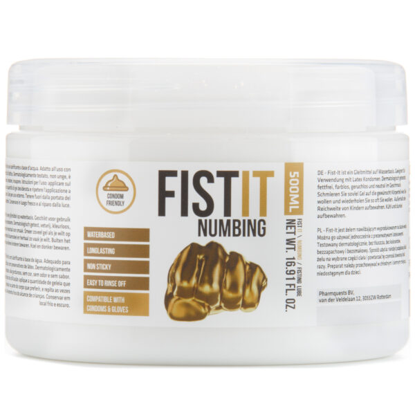 Fist It Numbing Bedøvende Glidecreme 500 ml - Klar