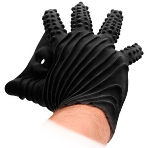 Fist It Silikone Onani Handske - Sort