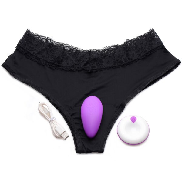 Frisky Naughty Knickers Vibrerende Trusse - Lilla - One Size