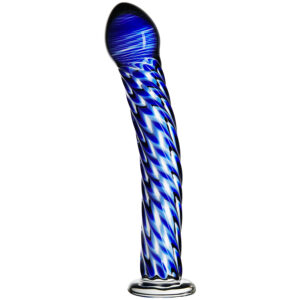 Icicles No 29 Blå Glas Dildo - Blå
