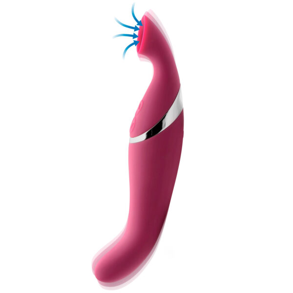 Inmi Shegasm Intense 2-i-1 Klitoris Stimulator - Pink