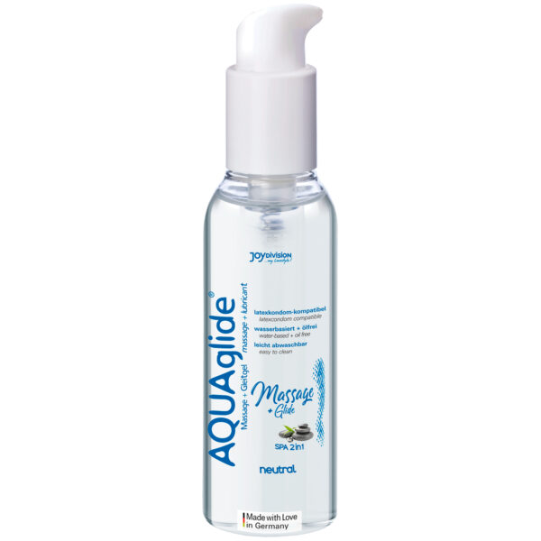 JoyDivision Aquaglide Massage Glide 200 ml - Klar