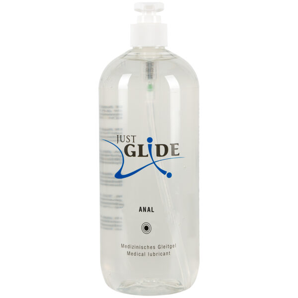 Just Glide Anal Glidecreme 1000 ml - Klar