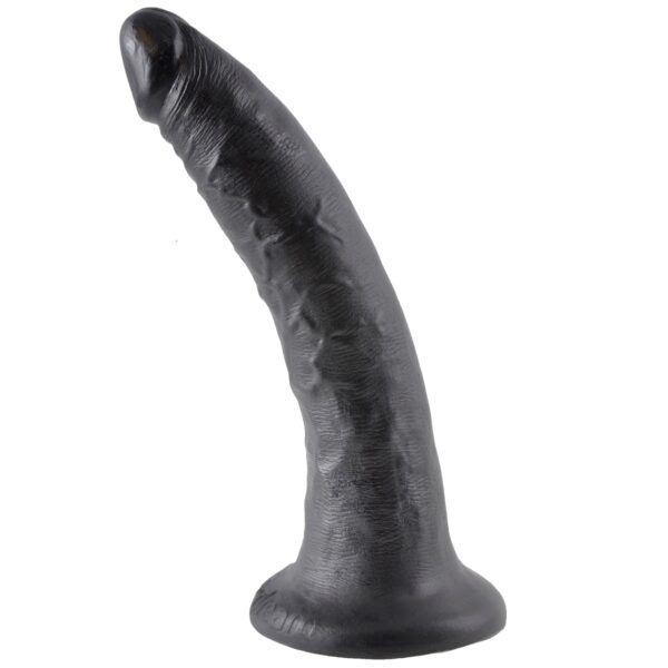 King Cock Realistisk Dildo 17,5 cm - Sort
