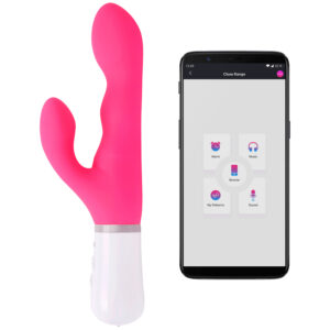 Lovense Nora Rabbit Vibrator App Styret - Pink