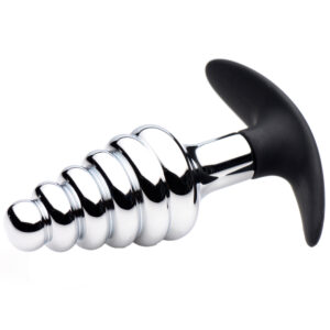 Master Series Dark Hive Metal Butt Plug - Sølv