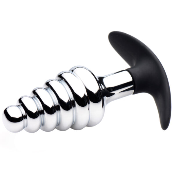 Master Series Dark Hive Metal Butt Plug - Sølv