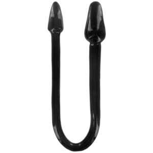 Master Series Ravens Tail Dobbelt Anal Plug - Sort