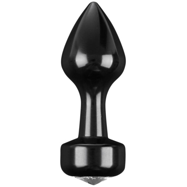 Master Series Spade Petite Aluminium Anal Plug - Sort