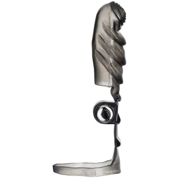 Master Series Vibrerende G-Punkts Finger Sleeve - Sort