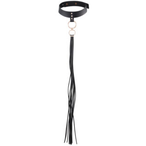Maze by Indiscrets Tassel Choker Halsbånd - Sort