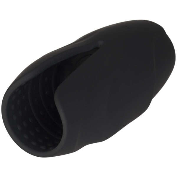 Mr. Membr Intense Texture Penis Vibrator - Sort