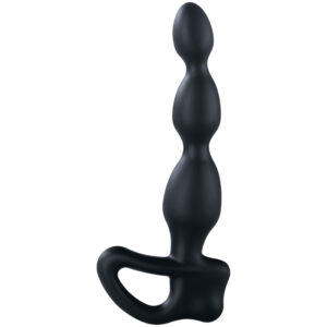 Mystim Big Bend It Silikone Elektro Anal Dildo - Sort