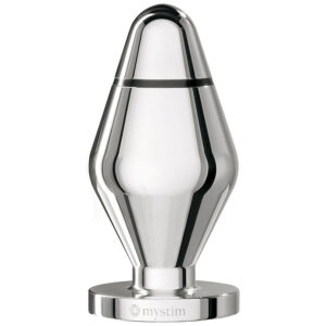 Mystim John Large Elektro Analplug - Sølv