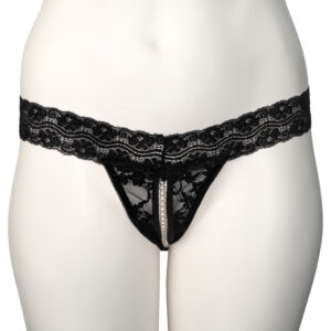 Nortie Malin Sort Bundløs Orgasme Perle G-streng Plus Size - Sort - 3XL
