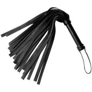 Obaie Ægte Læder Klassisk Flogger - Sort