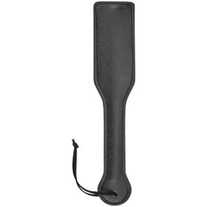 Obaie Imiteret Læder Spanking Paddle - Sort