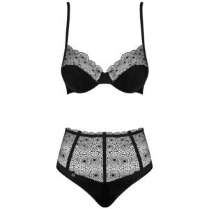 Obsessive Sharlotte Sort BH Sæt - Sort - S/M