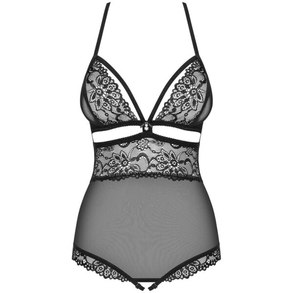Obsessive Sort Bundløs Teddy - Sort - S/M