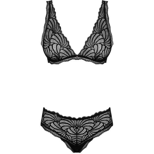 Obsessive Sweetia Sort BH Sæt - Sort - L/XL