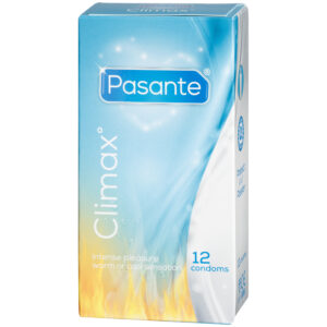 Pasante Climax Warming & Cooling Kondomer 12 stk - Klar