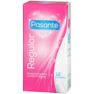 Pasante Regular Kondomer 12 stk - Klar
