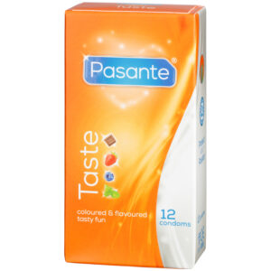 Pasante Taste Mixed Flavours Kondomer 12 stk - Klar