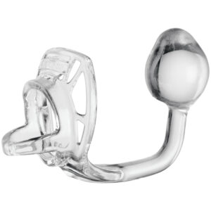 Perfect Fit Armour Tug Lock Butt Plug og Penisring - Klar